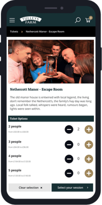 Ticketing Integration - Tulleys Escape