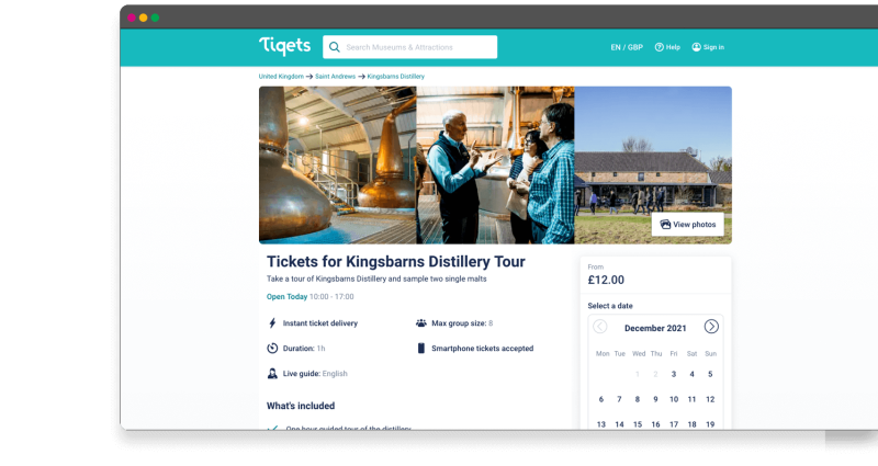 Tiqets - Channel Manager