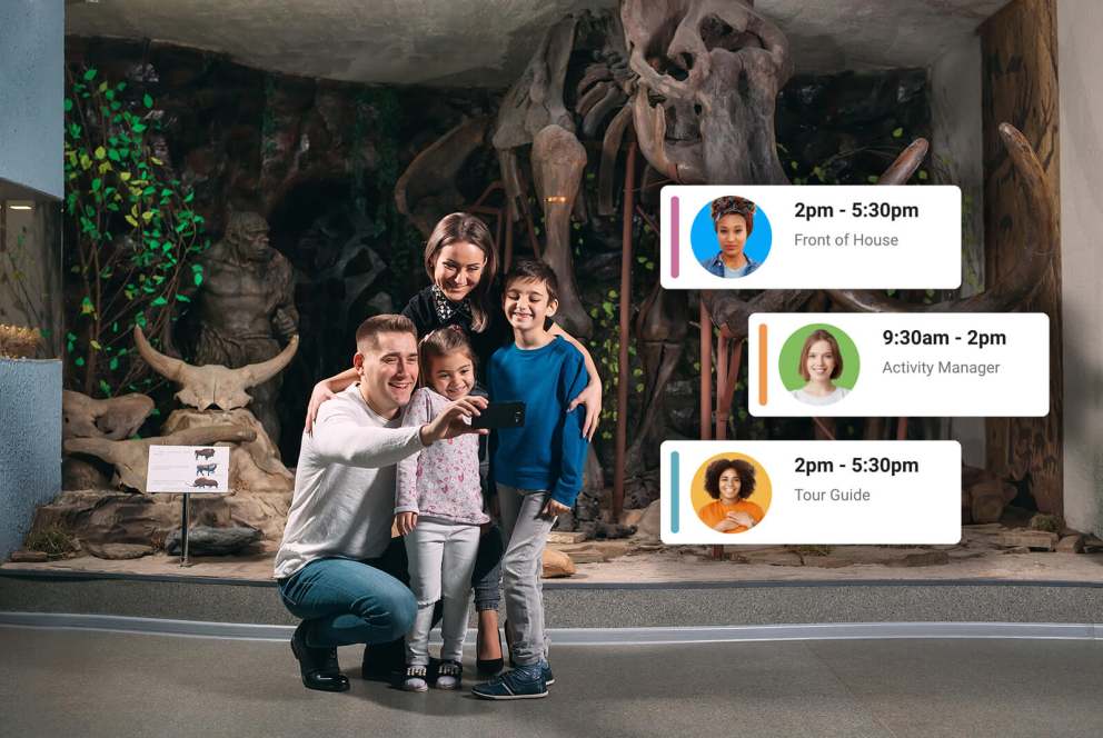 Museum staff scheduling